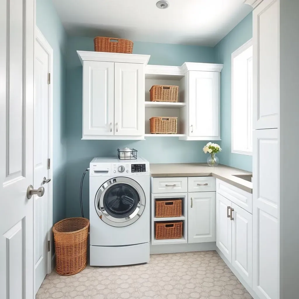 Decorating and Organizing Your Small Narrow Laundry Room