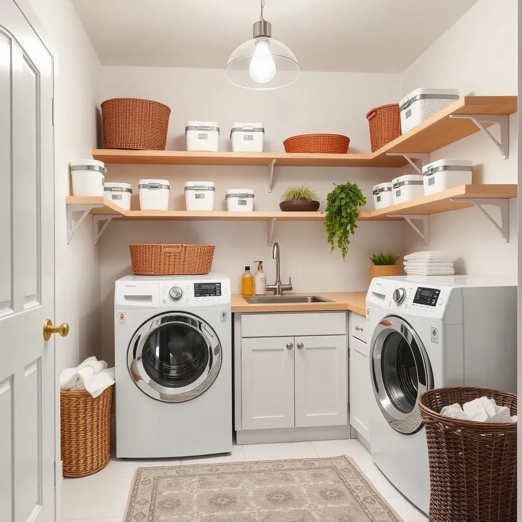 Decorating Clever Small Laundry Rooms