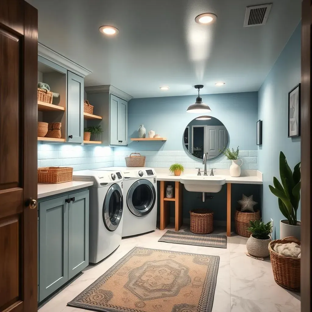 Design Your Dream Basement Laundry Room: Themes & Transformations