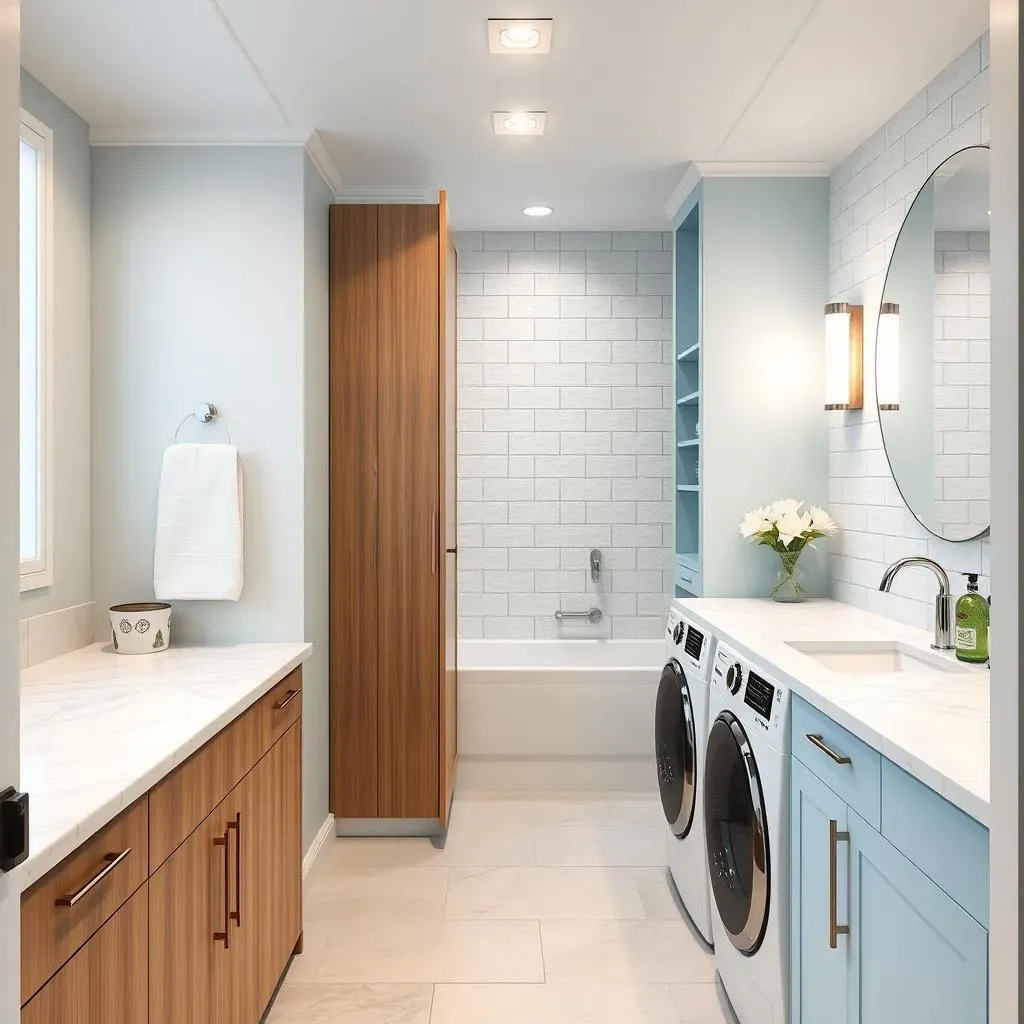 Designing a Functional and Stylish Small Laundry Room Bathroom