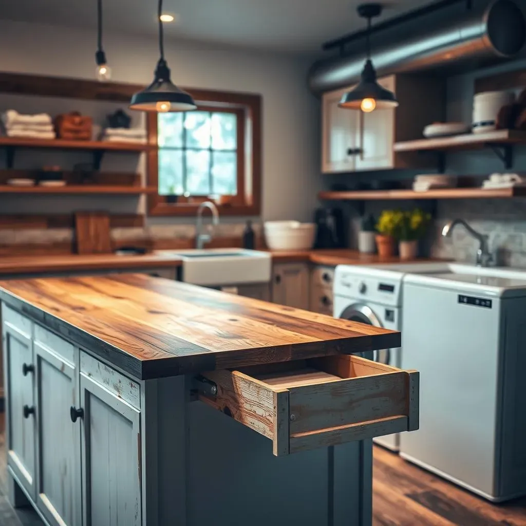 Designing Functional and Stylish Rustic Laundry Room Countertops