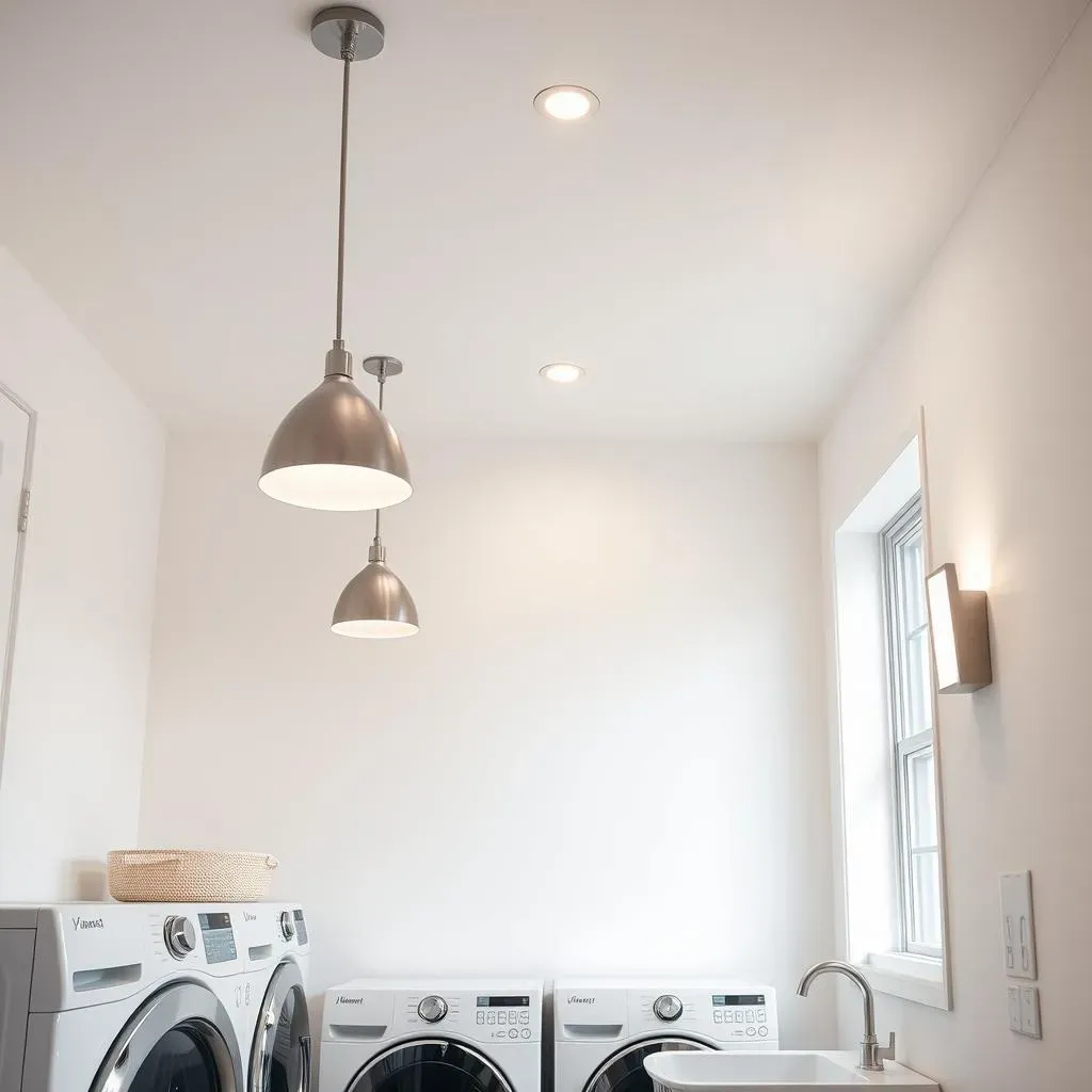 Designing with Light: Modern Laundry Room Lighting Styles