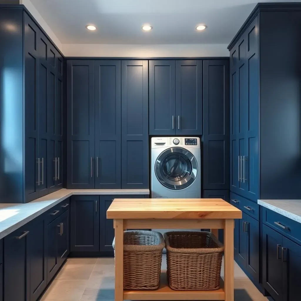 Designing Your Dream Blue Cabinet Laundry Room: Styles and Layouts