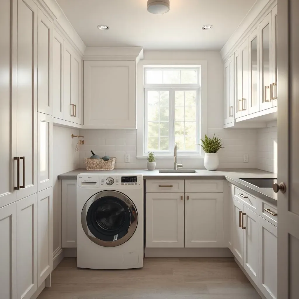 Designing Your Dream Laundry Room with White Cabinets