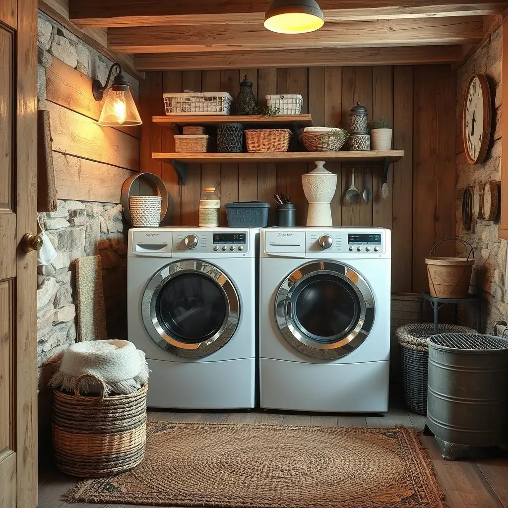 Designing Your Dream Rustic Laundry Room Around Vintage Appliances