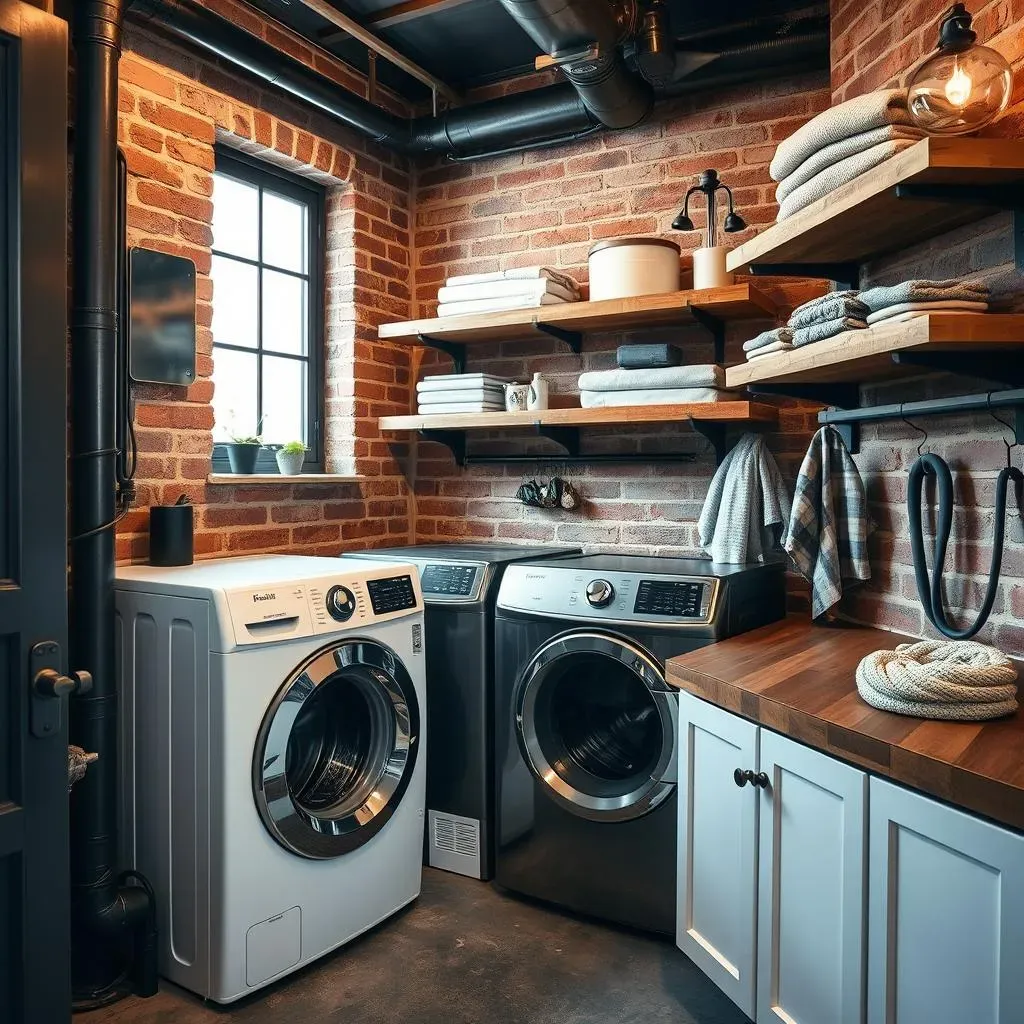 Designing Your Industrial Laundry Room Shelving: Style and Function