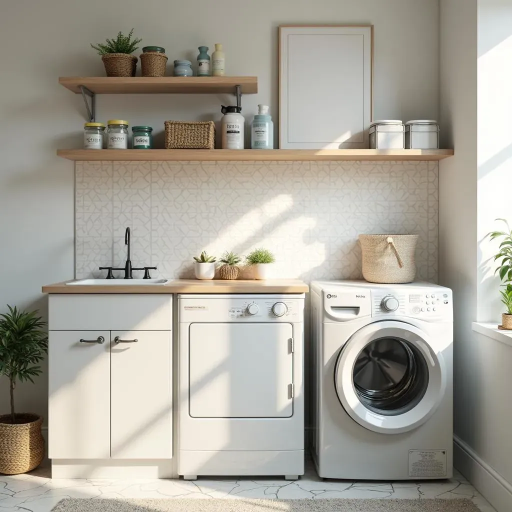 DIY Affordable Modern Laundry Room Updates