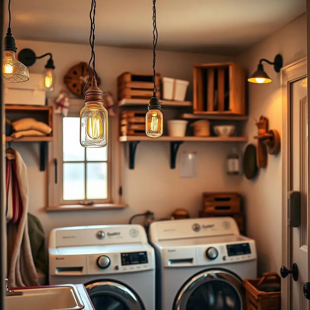 DIY Delight: Crafting Your Unique Laundry Room Lighting