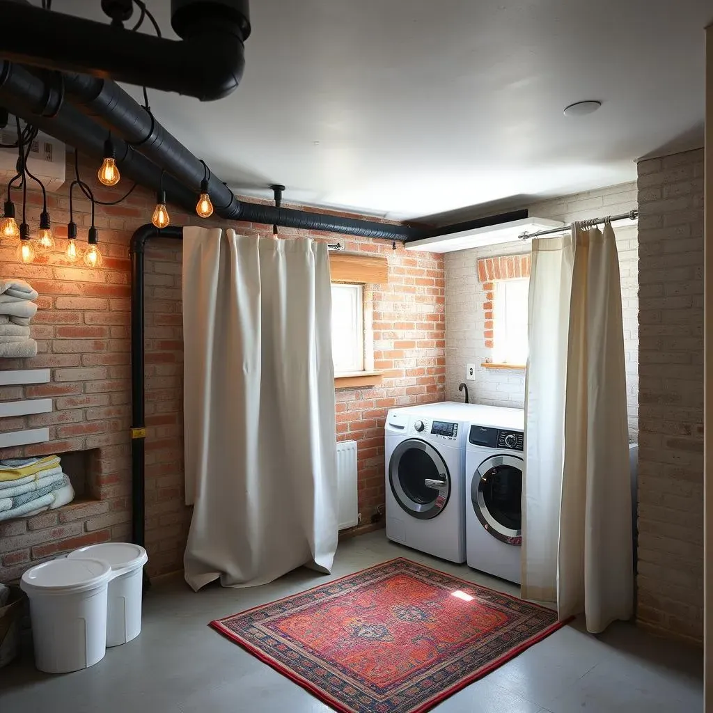 DIY & Design Hacks for Unfinished Basement Laundry Spaces