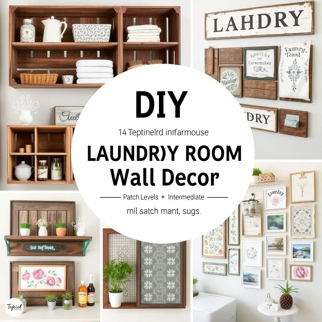 DIY Farmhouse Laundry Room Wall Decor Projects: Get Crafty!