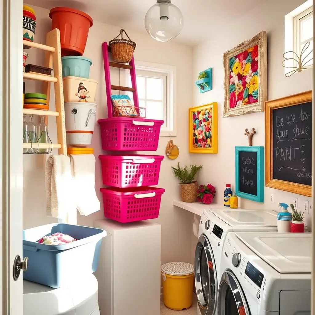 DIY Funky Laundry Room Decor Projects on a Budget