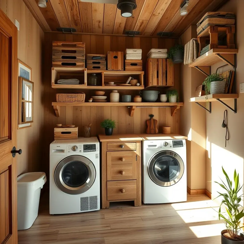 DIY Laundry Room Shelving Projects from Pinterest