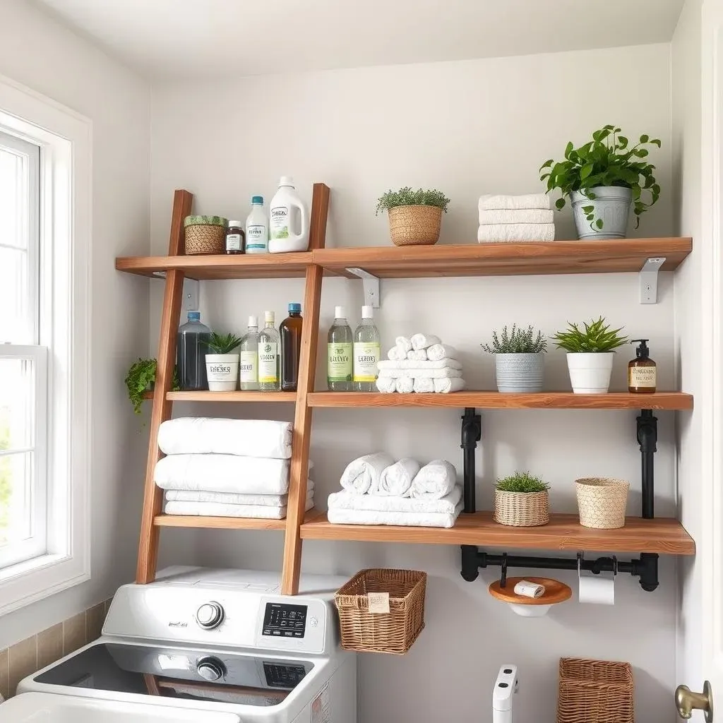 DIY Open Shelving Ideas for a Laundry Room Makeover