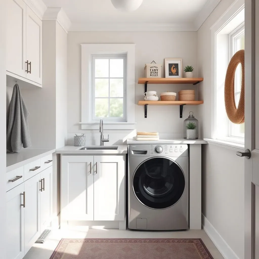 DIY Projects for an Affordable Small Laundry Room Makeover