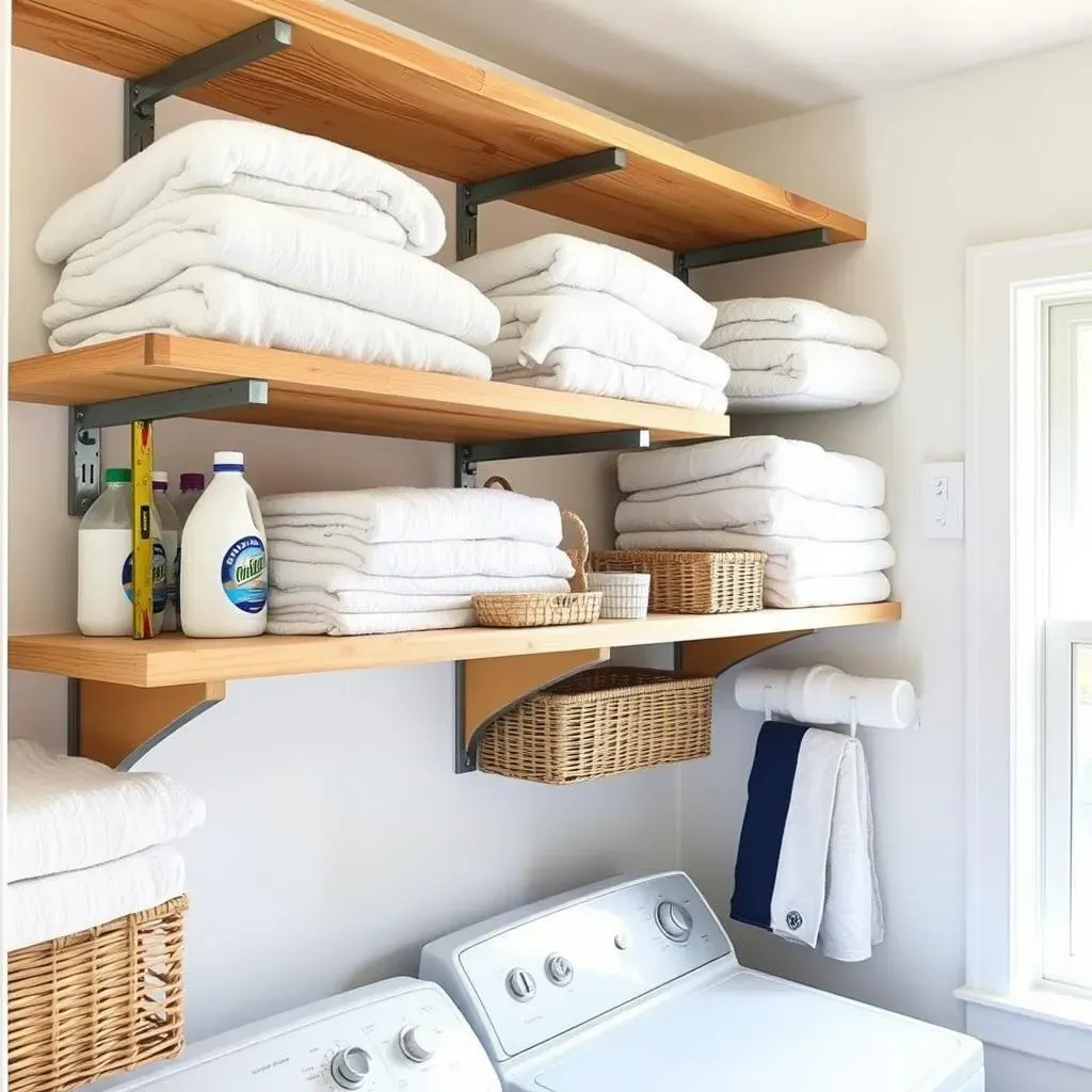 DIY Shelves Laundry Room Ideas: Building and Installation Tips