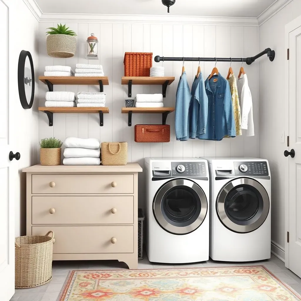 DIY Small Home Laundry Room Ideas on a Budget