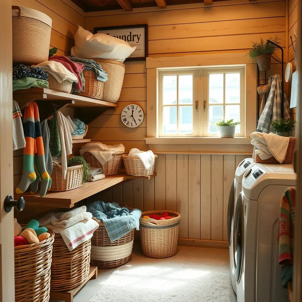 DIY Small Laundry Room Basket Ideas on a Budget