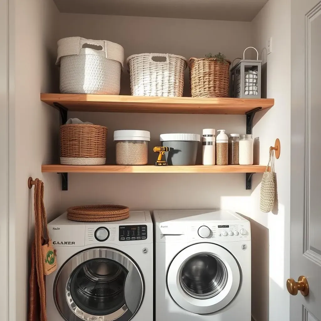 DIY Small Laundry Room Shelving Projects: BudgetFriendly Options