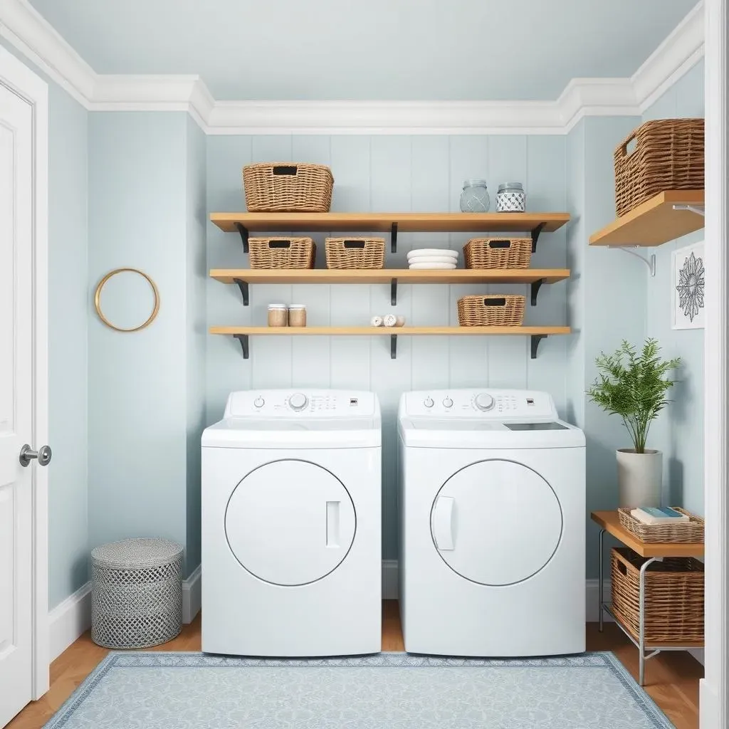 Dreamy Light Blue Laundry Room Ideas