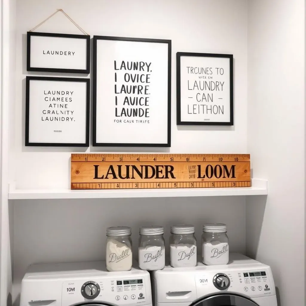 Easy DIY Modern Laundry Room Wall Decor Ideas for a Personal Touch