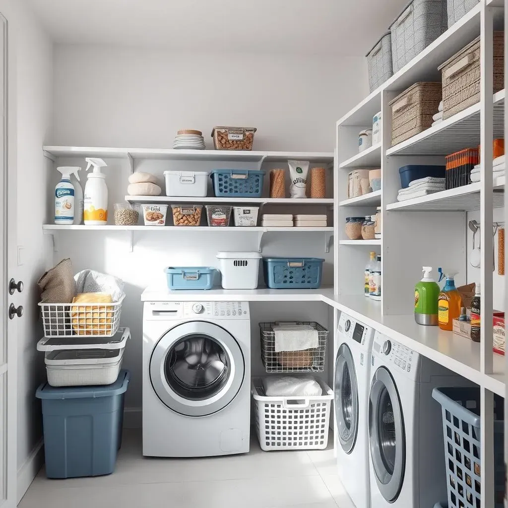 Easy Ways to Organize Your Small Laundry Room Pantry