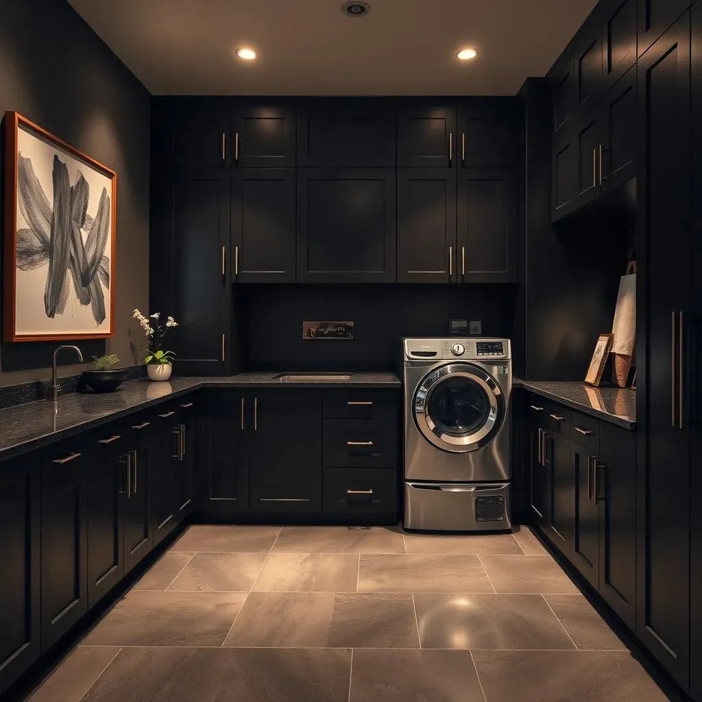 Embrace the Dark Side: Stunning Dark Laundry Room Ideas to Inspire
