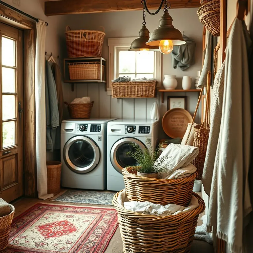 Essential Elements in Rustic Laundry Rooms