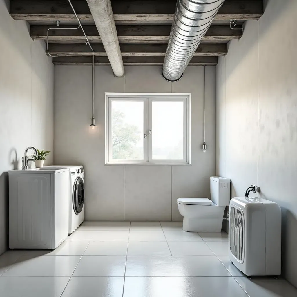 Essential Features for a Functional Basement Bathroom Laundry Room