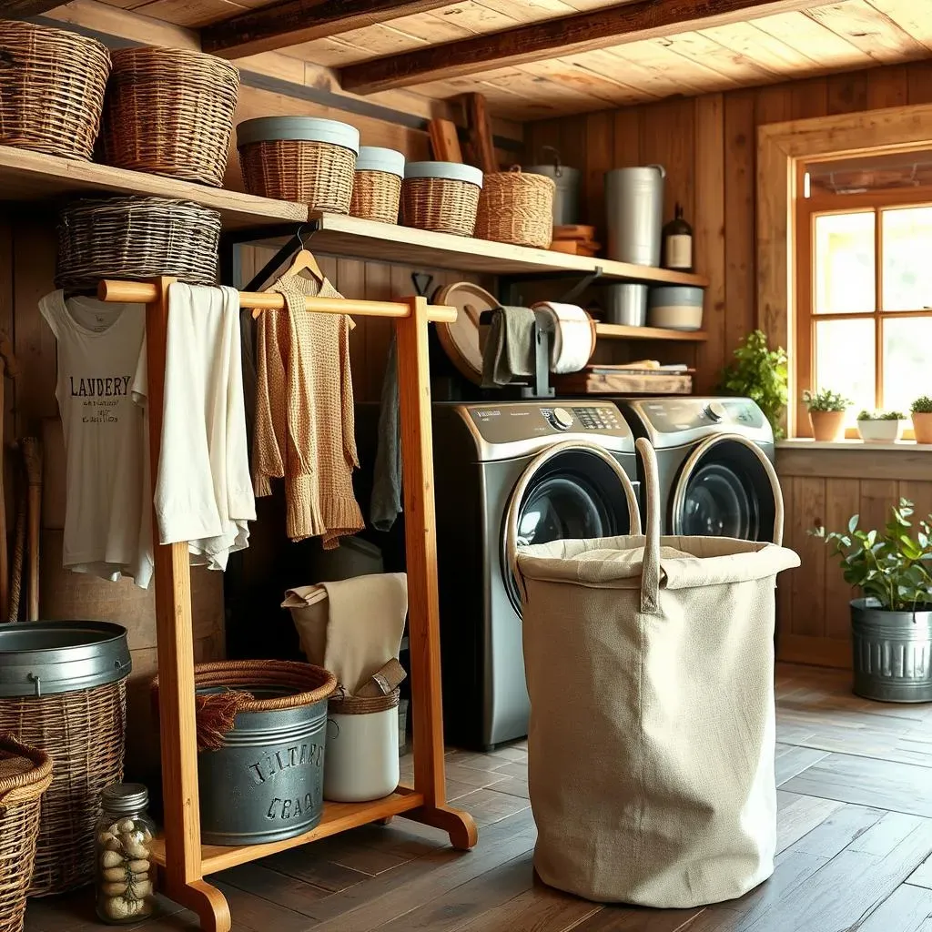 Essential Rustic Laundry Room Accessories