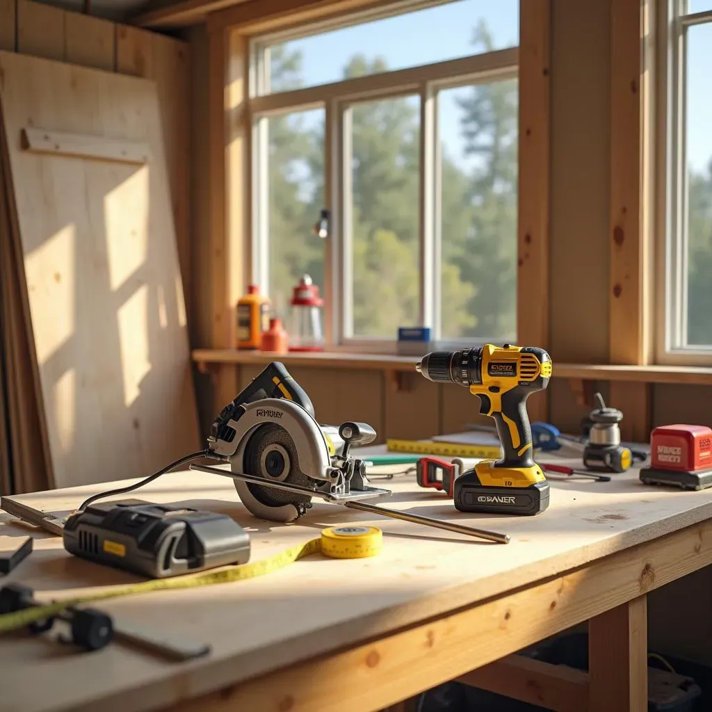 Essential Tools and Materials for DIY Laundry Room Cabinet Construction