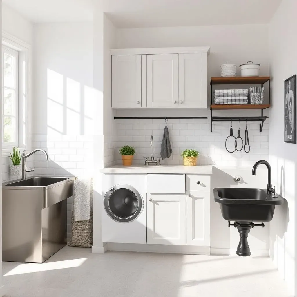 Essential Utility Sink Styles and Materials for Your Laundry Room Ideas