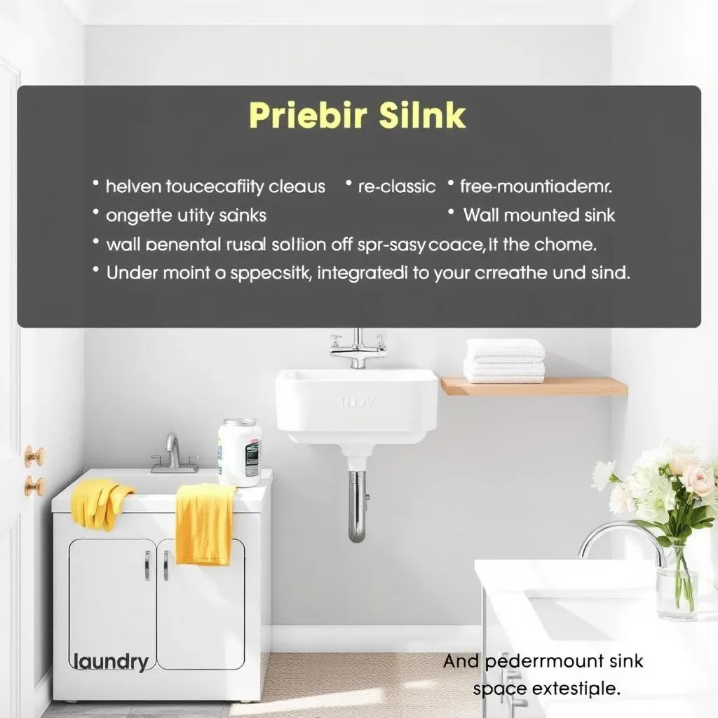 Exploring Different Types of Laundry Room Sinks for Your Home