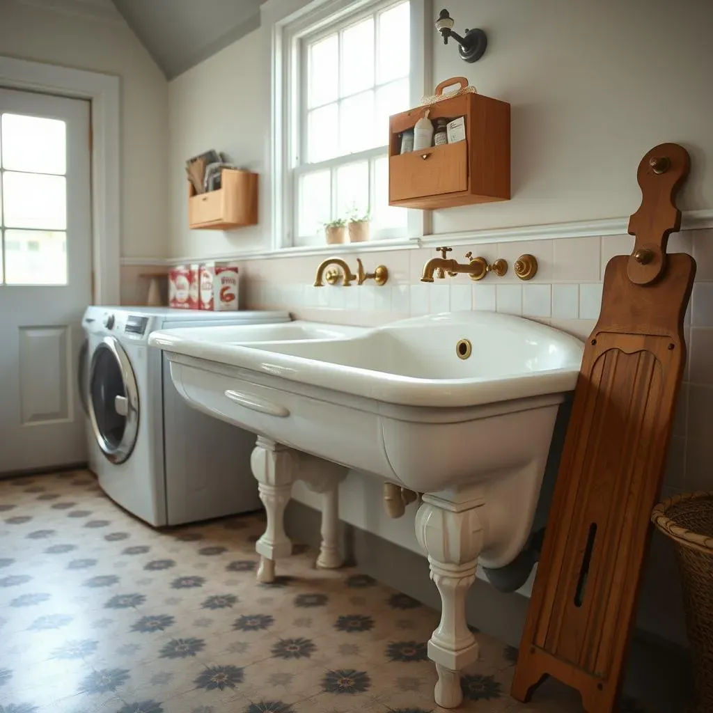 Exploring the Charm of Vintage Laundry Room Sinks