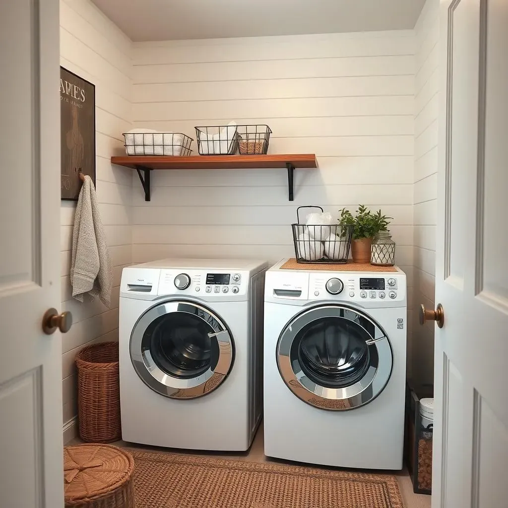 Farmhouse Design Elements for Small Laundry Spaces