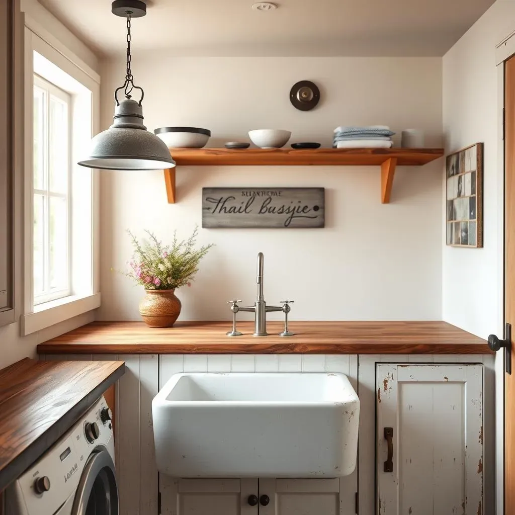 Ultimate Farmhouse Laundry Room Lighting