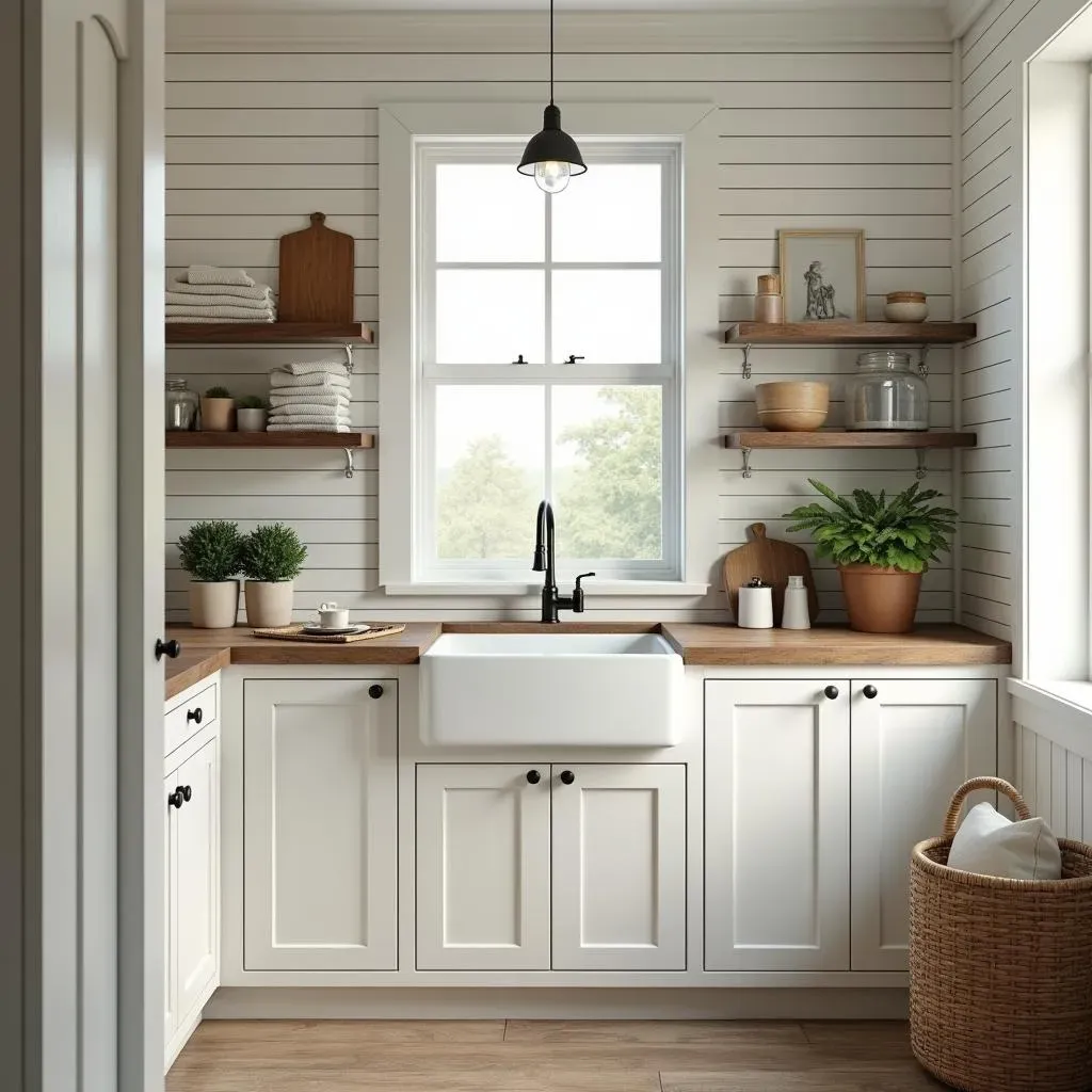 Amazing Farmhouse Laundry Room Sink Ideas