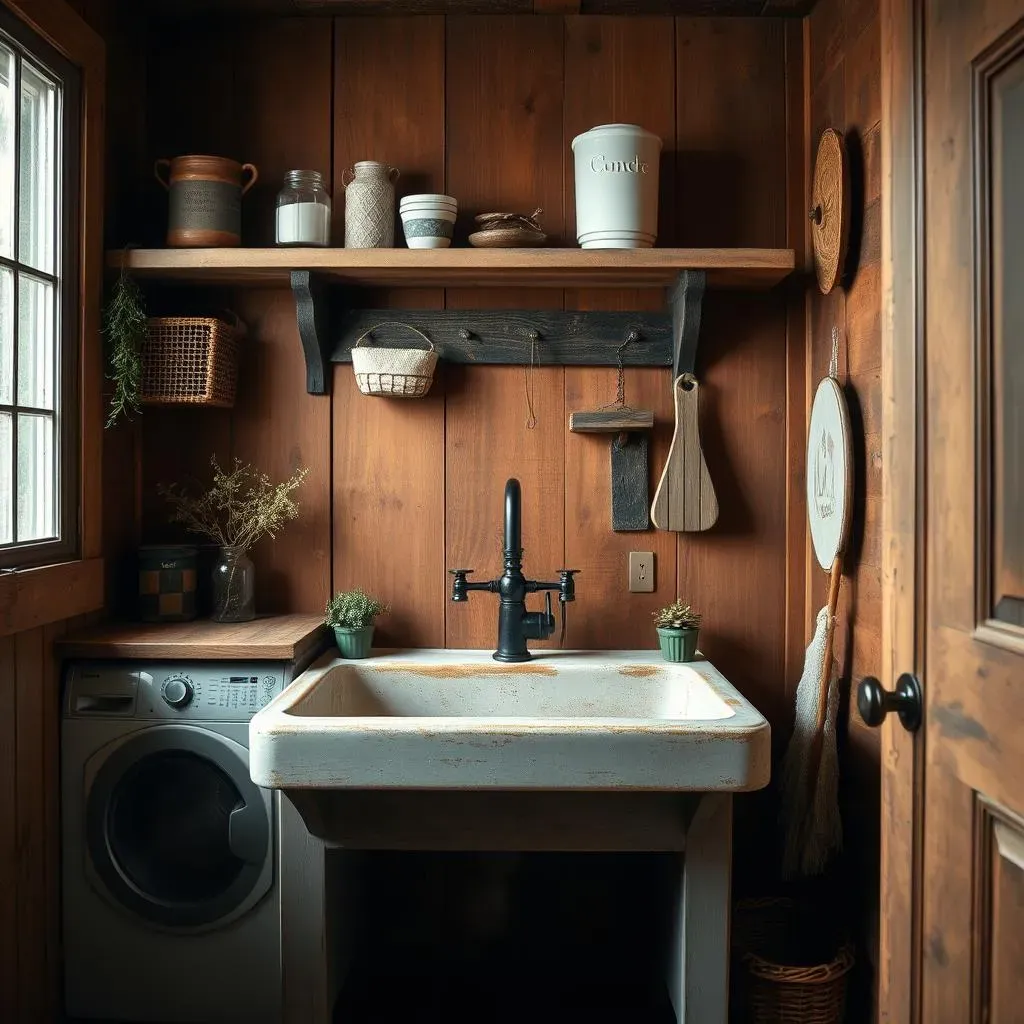 Farmhouse Sinks in Rustic Laundry Rooms: BudgetFriendly Options and DIY Projects