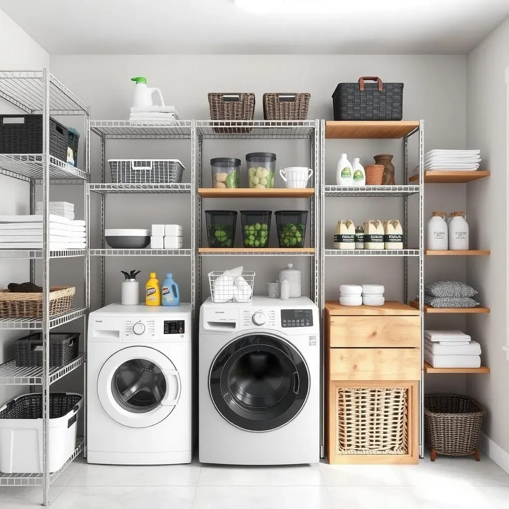 Finding the Perfect Affordable Laundry Room Shelving Units