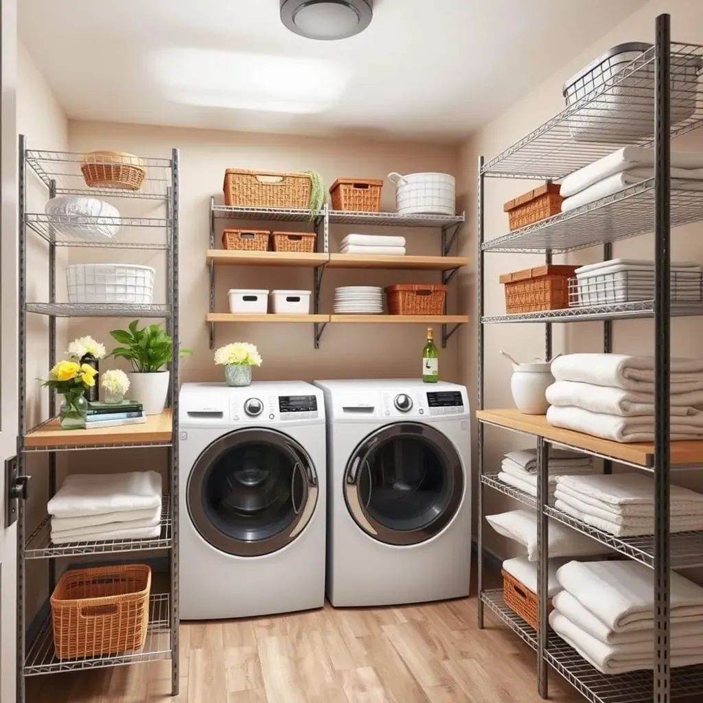 Finding the Perfect Laundry Room Shelving at Lowe's