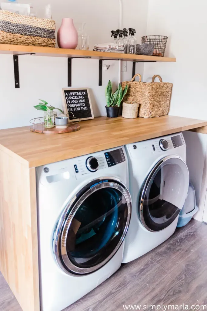 Finishing Touches: Adding Style to Your Small DIY Laundry Room