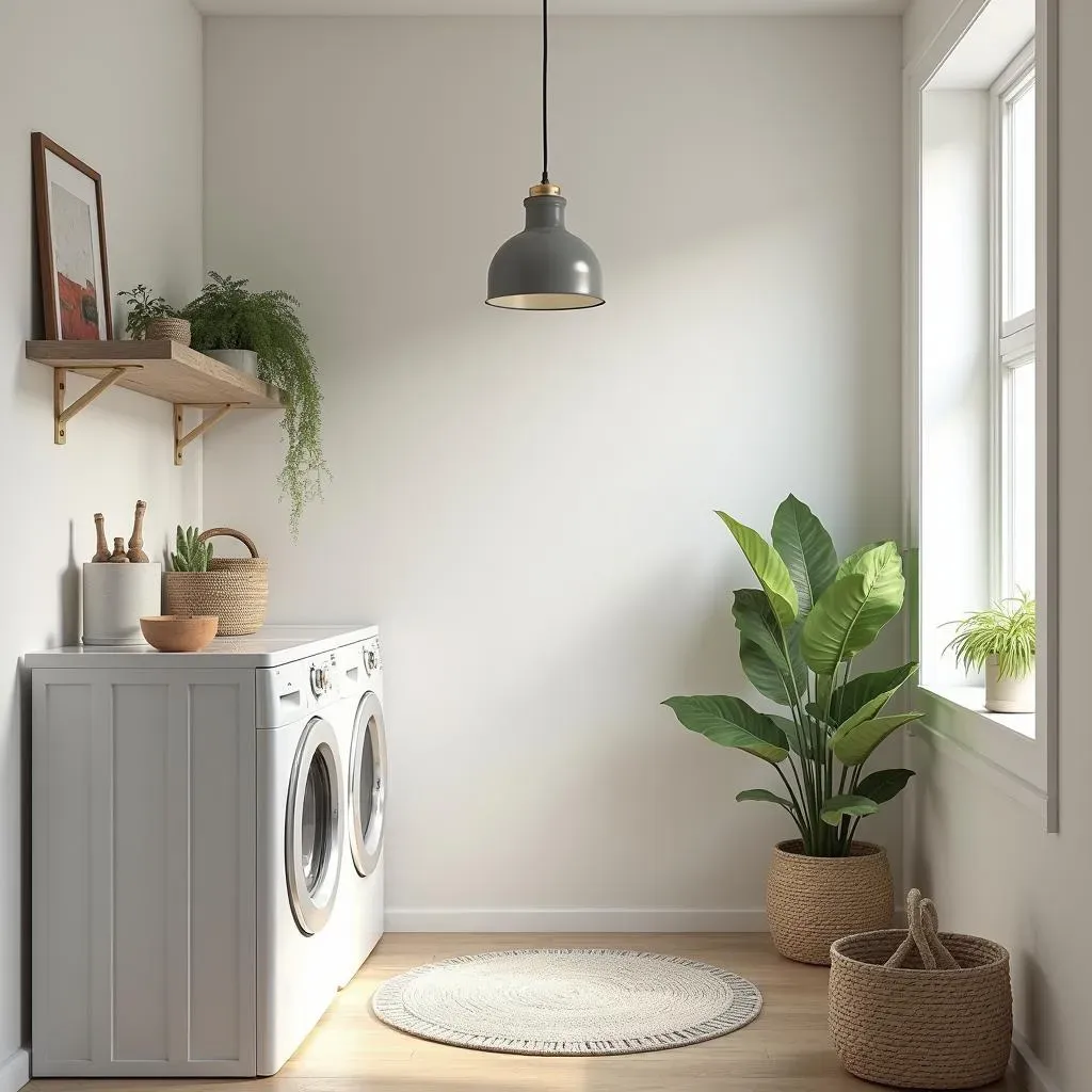 Finishing Touches: Making Your Compact Laundry Room Shine