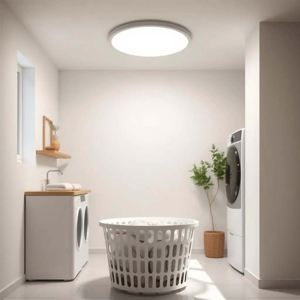 Flush Mount Favorites: Perfect Laundry Room Light Fixture Ideas