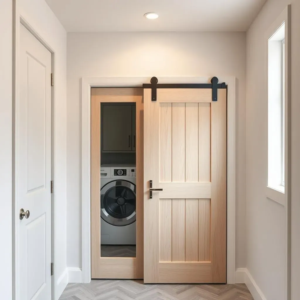 Functional and Stylish Door Ideas for a Small Laundry Room