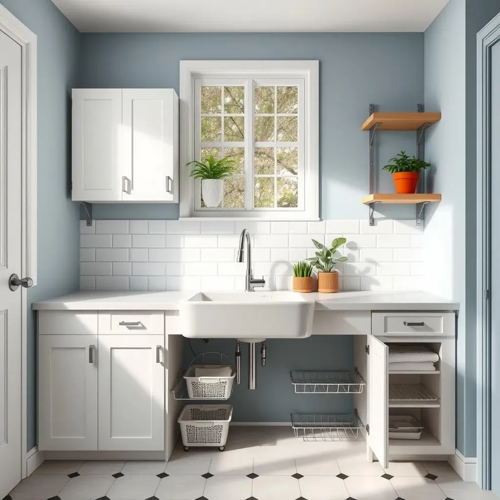 Functional DIY Laundry Sink Ideas with Smart Storage Solutions