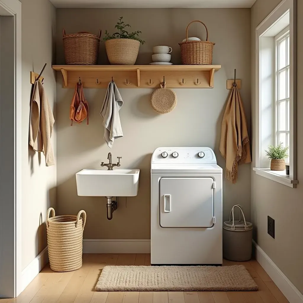 Functional Features and Finishing Touches for Your Small Laundry Mud Room