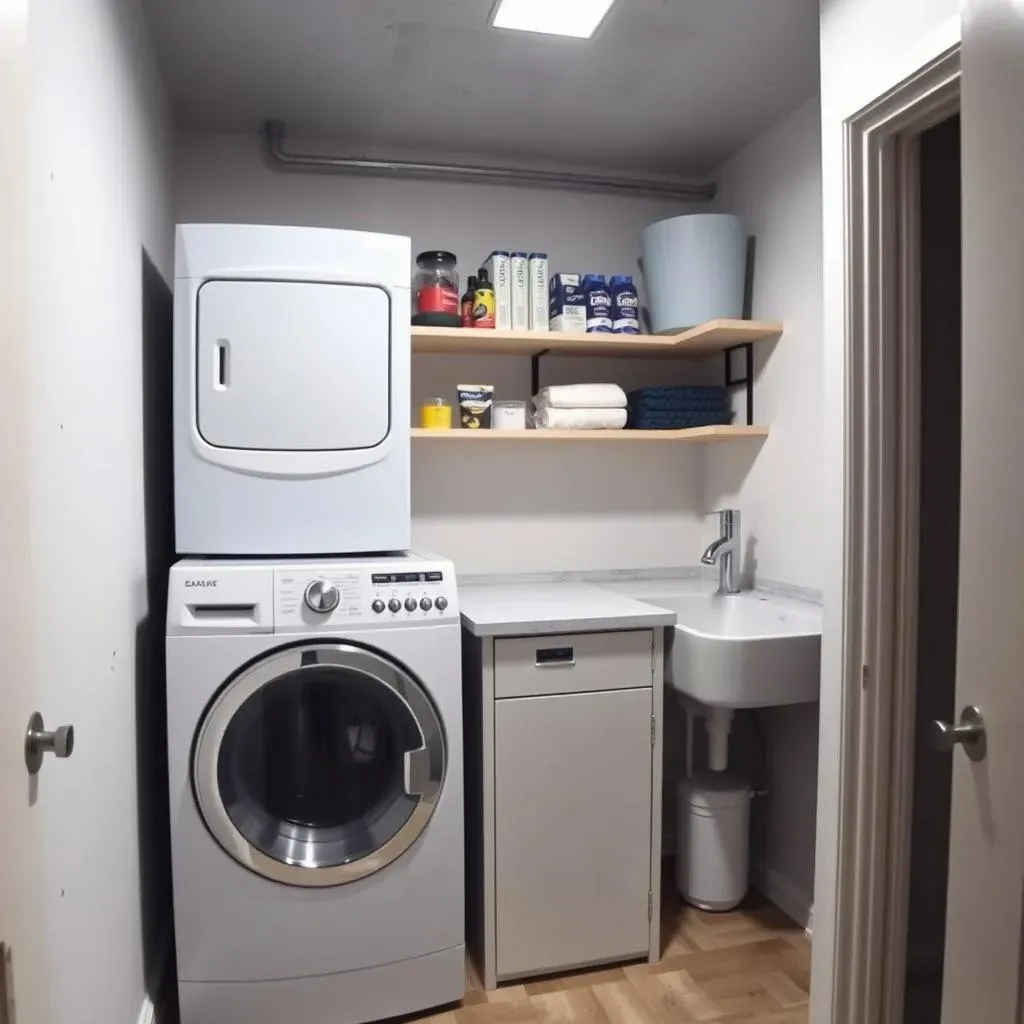Functionality and Budget in Basement Laundry Room Design