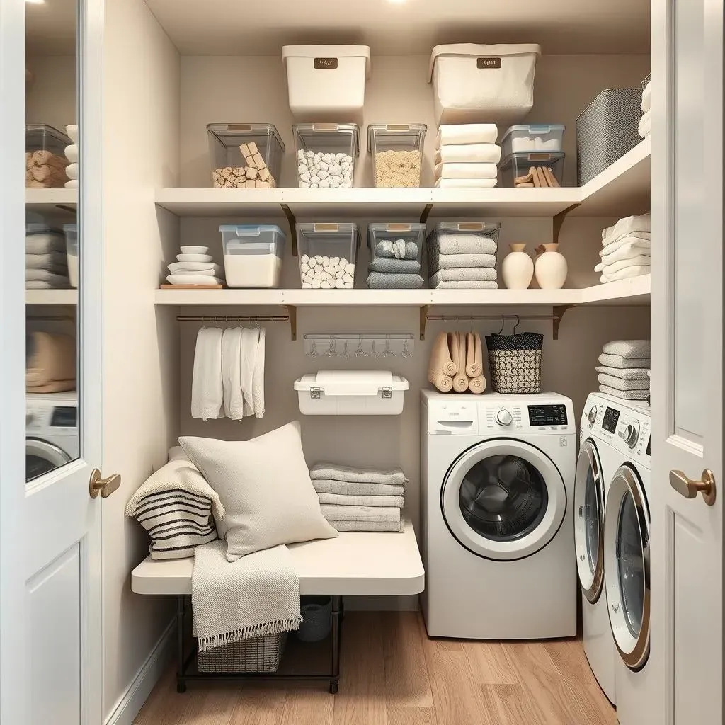 Genius Laundry Room Closet Storage Ideas to Maximize Space