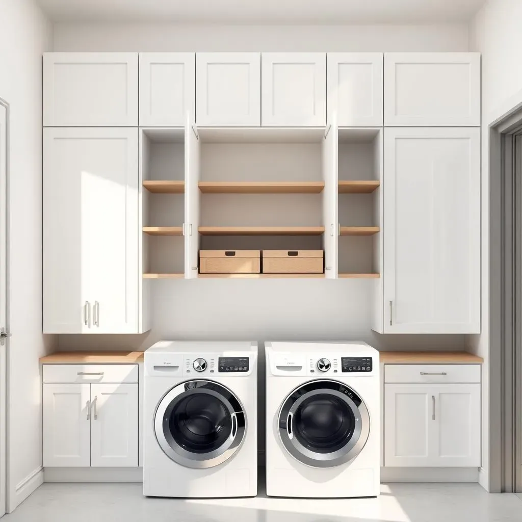 Genius Laundry Room Ideas with White Cabinets to Maximize Space