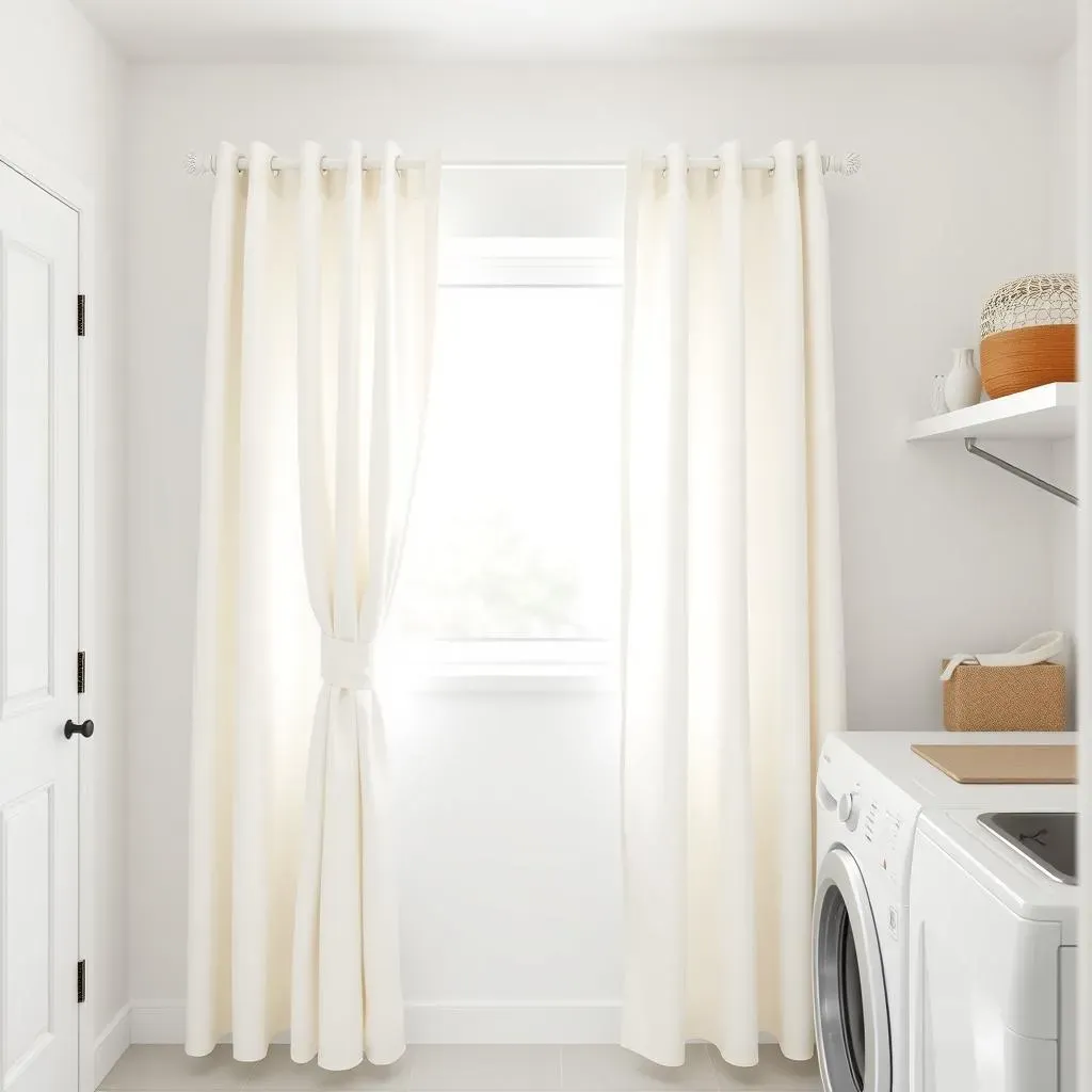 Hanging Your Small Laundry Room Curtains Like a Pro