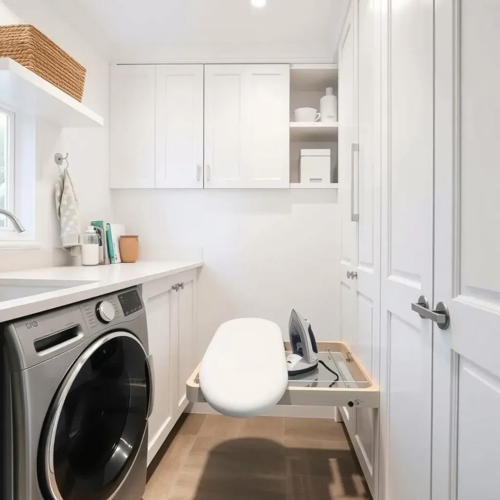 Hidden Ironing Board Ideas to Maximize Your Small Laundry Room